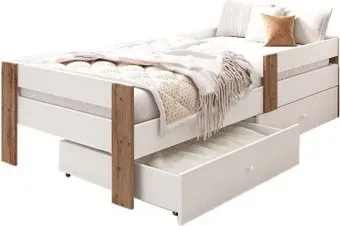 EcoWood Барселона-2 с ящиками 80х180 ECO.001.00053.80-180.101SE/376WML