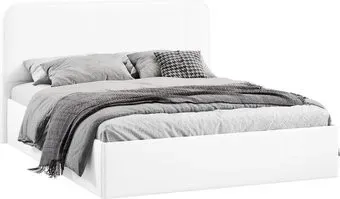 Трия Тиффани c ПМ 140x200 Тип 1 и заглушиной (экокожа Polo white)