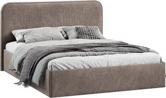 Трия Тиффани c ПМ 140x200 Тип 1 и заглушиной (микровелюр Wellmart Latte)