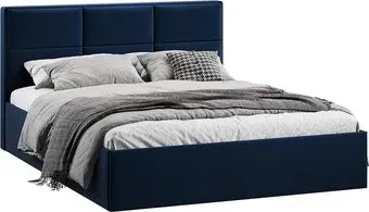 Трия Стелла Тип 1 c ПМ 140x200 (микровелюр Wellmart Blue)