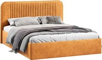 Трия Тиффани Тип 1 c ПМ 160x200 (микровелюр Wellmart Yellow)