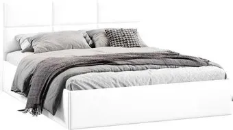 Трия Стелла Тип 1 c ПМ и заглушиной 160x200 (экокожа Polo White)