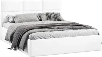 Трия Стелла Тип 1 c ПМ 180x200 (экокожа Polo white)