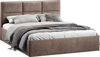 Трия Стелла Тип 1 c ПМ 160x200 (микровелюр Wellmart Latte)