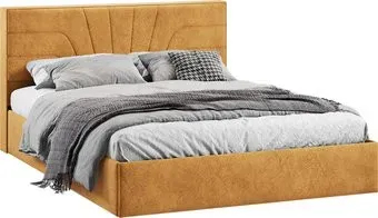Трия Пандора с ПМ 160x200 Тип 1 (микровелюр Wellmart Yellow)