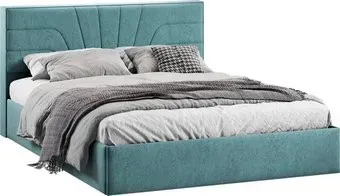 Трия Пандора с ПМ 160x200 Тип 1 (микровелюр Wellmart Indigo)