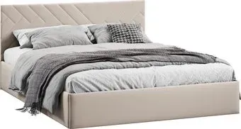 Трия Кевия с ПМ 160x200 Тип 1 (велюр светлый)