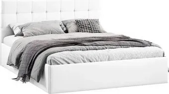 Трия Джоли Универсальная с ПМ Тип 1 и заглушиной 160x200 (экокожа Polo white)