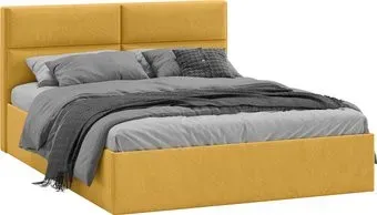 Трия Глосс универсальная с ПМ Тип 1 180x200 и заглушиной (микровелюр Wellmart Yellow)