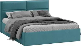 Трия Глосс универсальная с ПМ Тип 1 180x200 и заглушиной (микровелюр Wellmart Indigo)
