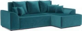 Мебель-АРС Каскад правый (бархат сине-зеленый Star Velvet 43 Black Green)