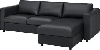 Ikea Vimle с козеткой/Grann/Bomstad черный s89306686