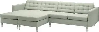 Ikea Landskrona Gunnared светло-зеленый/металл s99554303
