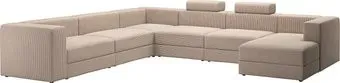 Ikea Jattebo правый с подголовниками/самласа серо-бежевый s69510612
