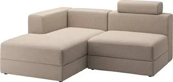 Ikea Jattebo левый с изголовьем/самласа серо-бежевый s79490091