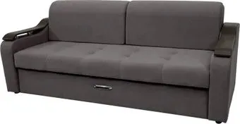 Сириус Лидер-4 НПБ 225x110 (Eva 24 велюр темно-серый)