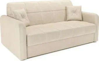 Мебель-АРС Аккордеон Свег ППУ 155x200 (бархат бежевый Star Velvet 6 Light Beige)