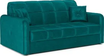 Мебель-АРС Аккордеон Свег НПБ 180x200 (бархат сине-зеленый Star Velvet 43 Black Green)