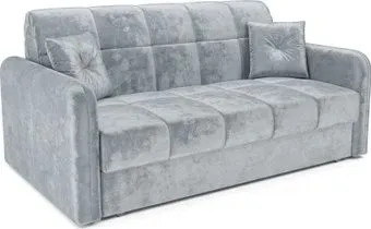 Мебель-АРС Аккордеон Свег НПБ 155x200 (велюр серый Plush OWV-11)