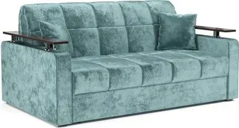 Мебель-АРС Аккордеон Бакли НПБ 120x200 (велюр мятный Plush OWV-27)