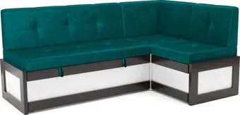 Мебель-АРС Нотис 191х82х116 см M11-27-2 (бархат сине-зеленый Star Velvet 43 Black Green)