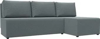 Лига диванов Поло правый 125835 (рогожка амур серый)