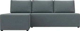Лига диванов Поло левый 125835L (рогожка амур серый)