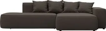 Лига диванов Лига-065 правый 129798 (рогожка амур 05 коричневый)