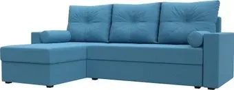 Лига диванов Верона Лайт левый 125979L (рогожка амур голубой)