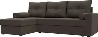 Лига диванов Верона Лайт левый 125976L (рогожка амур коричневый)