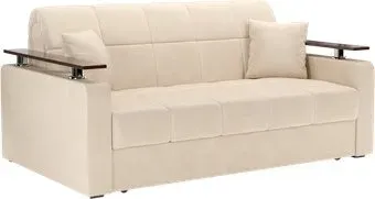 Мебель-АРС Аккордеон Бакли ППУ 120x200 (бархат бежевый Star Velvet 6 Light Beige)
