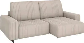 Rivalli Уолтер УП 1000 + 1000 + оттоманка + угловая секция + 1000 (Angora N Beige/черный муар)