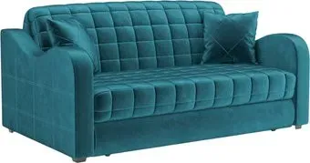 Мебель-АРС Аккордеон Барон №4 НПБ 155x200 (бархат синий/зеленый Star Velvet 43 Black Green)