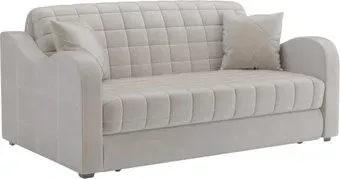 Мебель-АРС Аккордеон Барон №4 НПБ 155x200 (бархат бежевый Star Velvet 6 Light Beige)