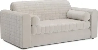 Мебель-АРС Аккордеон Барон №5 ППУ 155x200 (бархат бежевый Star Velvet 6 Light Beige)