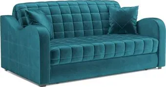 Мебель-АРС Аккордеон Барон №4 ППУ 120x200 (бархат синий/зеленый Star Velvet 43 Black Green)