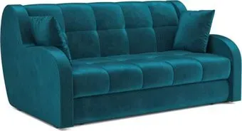 Мебель-АРС Аккордеон Барон ППУ 120x200 (бархат синий/зеленый Star Velvet 43 Black Green)