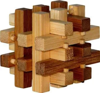 Eureka 3D Bamboo Slide Puzzle 473132