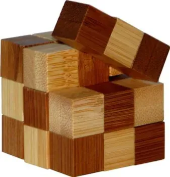 Eureka 3D Bamboo Snake Cubes Puzzle 473128