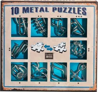 Eureka Wire Puzzle Sets 10 Metal Puzzles 473356 (синий)