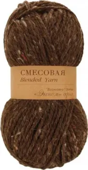 Пехорка Смесовая 200 г 200 м №517 (коричневый меланж)