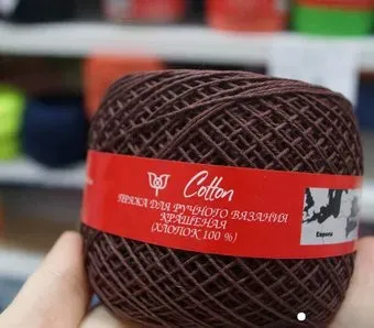 Гронитекс Cotton 628 50 г 250 м (коричневый)
