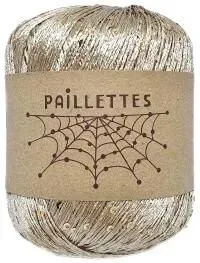 Wool Sea Paillettes 006 50 г 275 м (бежевый, 4 мотка)