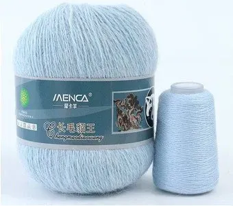 Menca Пух норки 881 50 г 350 м (светло-голубой)