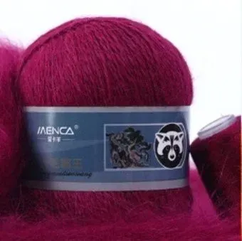 Menca Пух норки 854 50 г 350 м (фуксия)