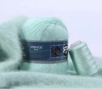 Menca Пух норки 841 50 г 350 м (светлая мята)