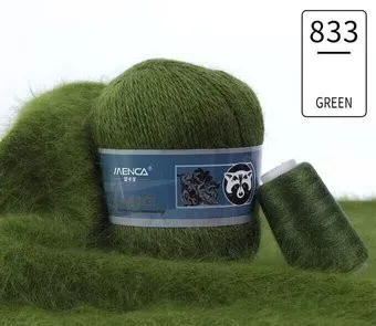 Menca Пух норки 833 50 г 350 м (хаки)