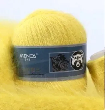 Menca Пух норки 827 50 г 350 м (ярко-желтый)