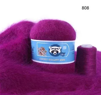 Menca Пух норки 808 50 г 350 м (фиолетовый)