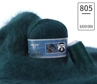 Menca Пух норки 805 50 г 350 м (темно-зеленый)
